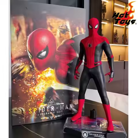 Spot Hot Toys HT 1/6 MMS542 MMS482 Hero Expedition Red and Black Spider Man Upgrade Suit Avengers In