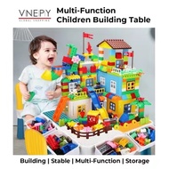 【Clear Stock】Blocks Duplo Kids Multifunction Table Building Blocks Toys Blocks Learning Playing Stud
