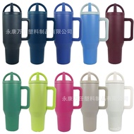 New Style 2024 Large Capacity Cross-Border Car Cup Folding Lid PCTG40oz Ice Master Cup Thermos Cup w