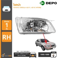 DEPO ไฟหน้า TOYOTA COROLLA AE111 AE112 HI-TORQ ปี 1997-2000 RH ข้างขวา ฝั่งคนขับ