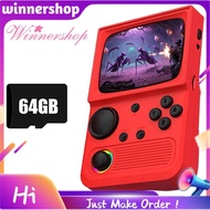 R36T Retro Handheld Game Console 64G 15000 Games 3.5 Inch IPS Screen Portable Pocket Video Game Play
