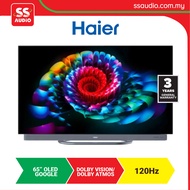 【DELIVERY BY SELLER 】HAIER  H65C900UX 65" 120HZ GOOGLE HARMAN HARDON SOUND SYSTEM HAISMART DOLBY VIS