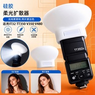 2026 New Style Silicone Diffuser Suitable for Godox IT32 TT350 V350 V480 Flash Eliminate Hard Shadow
