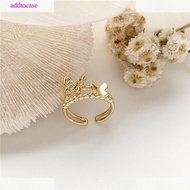ATC  4 Pcs Bohemian Geetric Rings Sets Butterfly Knuckle Finger Ring Set For Wen Fashion Jewelry Gif