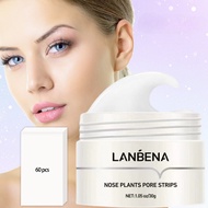 นาฬิกา LANBENA จมูก Blackhead Remove Mask Pore Strip Peeling Mask Deep Cleansing Black Dot Remover A