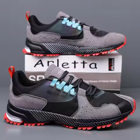 Low-Top Mens Casual Shoes Breathable Retro Sneakers Sporty Style Summer Trainers Comfortable Male Tr