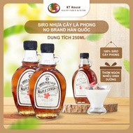 No Brand Maple leaf resin Syrup 250ml bottle - 100% Maple Syrup essence from Canada, natural sweetne