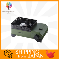 Iwatani Outdoor Potable Cassette Stove Junior Green with Case CB-ODX-JR Compact size Made in Japan /Tough Maru Jr. Made in Japan Dutch Oven Usable Olive/ 100% From Japan