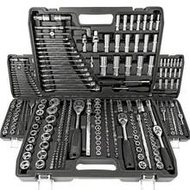 46pcs Tungsten Steel Ratchet Wrench Set, With Socket Set, Suitable For Automotive Repair - Multifunc