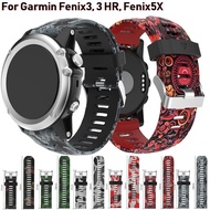 Garmin Fenix 3 / Fenix 3 HR / Fenix 5X Wristband Watch Band Silicone Strong Outdoor Sports Replacement Straps