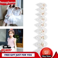 Houglamn 1 Yard Floral Trim Ribbon  Rose Petal Shape Design Milk Fiber Material Comfortable to Use B