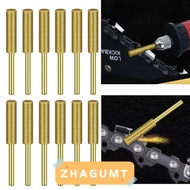 ZHAGUMT366HT 6/12pcs Diamond Saw Sharpener, 4-5.5mm Easy to Install Titanium Plated Chain Saw Bits, 