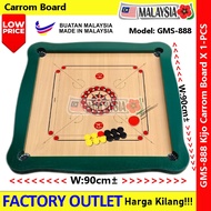 【Free Gift】 Carrom Board GMS-888 Papan Carrom Papan Kayu Carrom Wood Carrom Board Carrom Board Profe