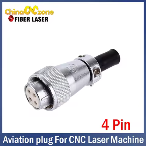 Aviation Plug 4pins Aviation H20-4 Plug for CNC Spindle Motor Laser Fiber Laser Rotary Aixs C02 Lase