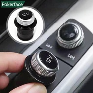 POKERFACE 12V Car Chrome Plated Plug Cover for A4 A5 A6L Q5 8W0919311 8WD919311 4H0919311 4L0919311 