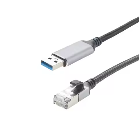 CAT6 Ethernet Cable USB 3.0 to RJ45 Cable USB Type A to Ethernet Adapter Cable 1000Mbps Gigabit LAN 