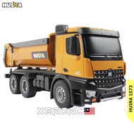 Huina 1573 1:14 2.4G RC Engineering Car Dump Truck 10 Channels Lorry Remote Control RC (2022 model)