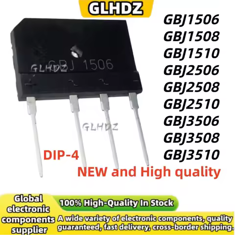 10pcs DIP-4 GBJ1506 GBJ1508 GBJ1510 GBJ2506 GBJ2508 GBJ2510 GBJ3506 GBJ3508 GBJ3510 new in stock