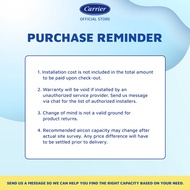 Carrier Crystal 2 Split Type High Wall Aircon 2HP