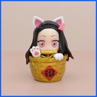 ☽ ✔ ✁ Shipping from Manila Demon Slayer Nezuko Cosplay Lucky Cat Morax Lumine Keqing Xiao Anime Fig