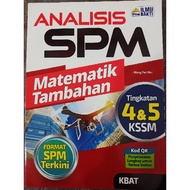 ANALISIS SPM MATEMATIK TAMBAHAN KSSM