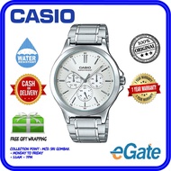 Casio MTP-V300D-7A Men'S Analog Silver Stainless Steel Quarts Original Watch
