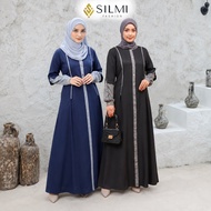 Silmi | Elvira Dress - Gamis SimpleWanita Nursing-FriendlyELEGAN with Side Pockets