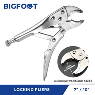 Locking (7/10 Inch) Plier Steel Grip Fastener Tightening Curve Jaw Wrench Hand Tool Playar Pengunci