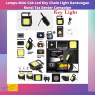 GANTUNGAN Mini Cob Led Key Chain Light Keychain Bag Flashlight Campaign Plastic Material
