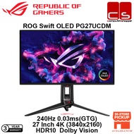 ASUS ROG Swift OLED PG27UCDM 240Hz 0.03ms(GTG) 27'' Inch 4K (3840 x 2160)