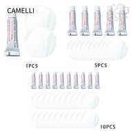 CAMELLI 1/5/10Pcs PVC Repair Transparent Patches For Inflatable Swimming Pool Toy Strong Adhesion Puncture Patch