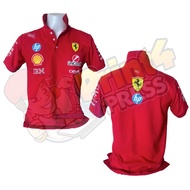 Polo Red shirt Ferrari F1 F1 2025 1 Cotton Fabric 1
