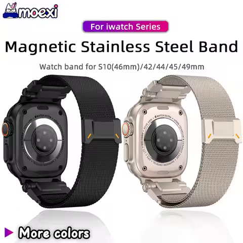 Milanese Loop Strap For for HK10 Ultra3 Smart Watch HK9 Pro Max Ultra2 49mm HK8 S28 DT8 Plus S9 DW99