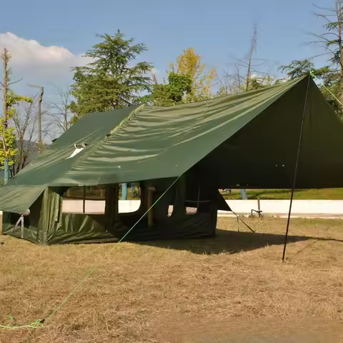 Automatic inflatable canopy tent integrated 6.3 square meters free to build inflatable tent one room