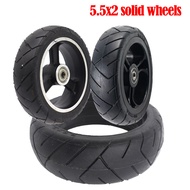 5.5-inch solid wheels suitable for 5.5x2 tubeless tires with wheel hub accessories