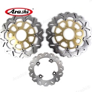 Arashi CNC Floating Front 310mm Rear 220mm Brake Disc Rotors For KAWASAKI NINJA ZX6R ZX-6R 636 ABS 2