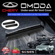 Chery OMODA 5/C5/E5 (2022-2026 Present) Car Under-seat Air Vent Cover 1Set/2pcs - READY STOCK