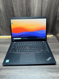 文書輕薄 Thinkpad X390 13.3吋高階輕薄 文書筆電 i5-8250U 8th/16GB DDR4 Ram /512GB SSD/13.3吋1920*1080P/指紋解鎖/三個月保養//