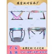 Dj Table Disc Beater Iron Art Stainless Steel Disc Beater Rack Bar Mobile KTV Disc Beater Table dj M