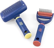 2PC DEMAT/DESHED BRUSH COMBO GROOMING KIT