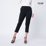 asap Ladies Black Cropper Pants