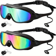 2 buah🔥Ready Stock🔥Swimming Goggles for Men Women Adult Diving Swim Googles Anti Fog Eye Glasses Adj
