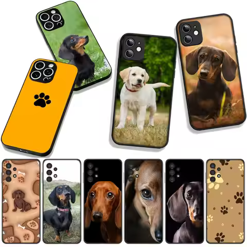 Cover for Xiaomi Redmi Note 14 12 13 ProPlus A4 A3 Pro Plus 12C 13C 14C 5G Phone Case Dachshund Dog