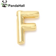 5pcs Rack Plating Brass Pendants Balloon Letter Charm for Personalized Name Necklaces Making Long-La