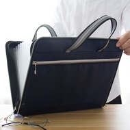Business Zipper Waterproof Insert File Bag12Layered Oxford Fabric Accordion Bag a4Exam Paper Folder 