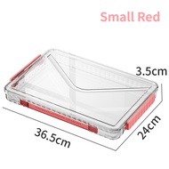 Foldable Large PET Transparent File Storage Box A4 Plastic Desktop Documents Storage Box Paper File 