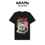 พร้อมส่ง [S-5XL]ผ้าฝ้าย 100% เสื้อยืด Adventure Time แอดแวนเจอร์ ไทม์ s-5xl