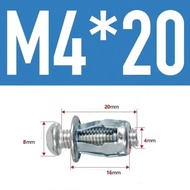 50pcs Petal Rivet Lock Nuts With Screw Fixed Petal Lantern Type Czech Hollow Rivet Screw