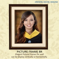 "Picture Frame 8R ( 8*10 inches or 20.32*25.40 cm with Matting & Stand for Graduation Picture or Por