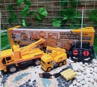 Mainan Rc Car Truck Crane - Mobil Truk Derek Remote Control